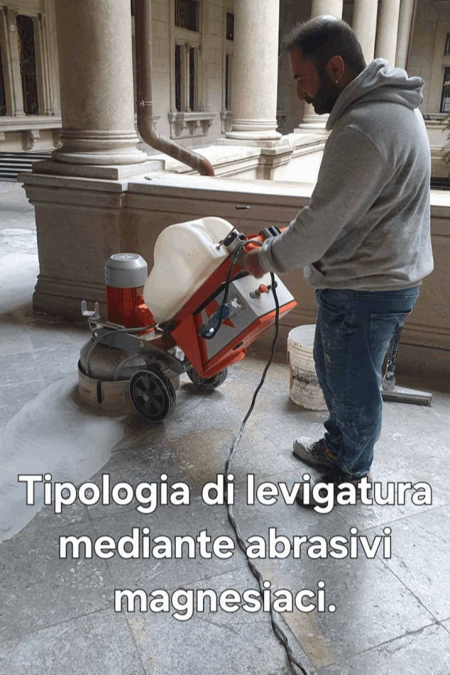 Levigatura abrasivi magnesiaci